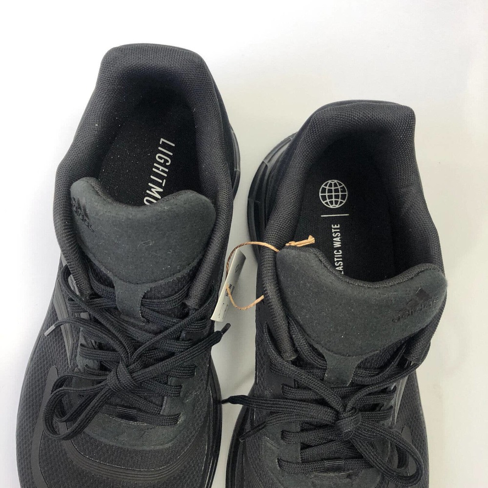 Adidas Duramo 10 Sneaker Mens Athletic Shoes Running Triple Black GY3856 - Picture 4 of 12